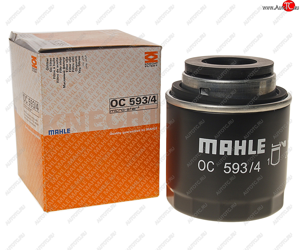 1 799 р. Фильтр масляный VW Golf,Passat,Polo (07-) AUDI A3 SKODA Octavia,Fabia (08-) (1.21.4 TSI) MAHLE MAHLE oc5934  с доставкой в г. Вологда
