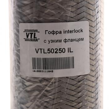 1 059 р. Гофра глушителя 50x250 трехслойная interlock нержавеющая сталь МЗГС МЗГС vtl50250 il  с доставкой в г. Вологда. Увеличить фотографию 3