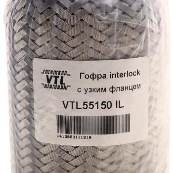729 р. Гофра глушителя 55x150 трехслойная interlock нержавеющая сталь МЗГС МЗГС vtl55150 il  с доставкой в г. Вологда. Увеличить фотографию 3