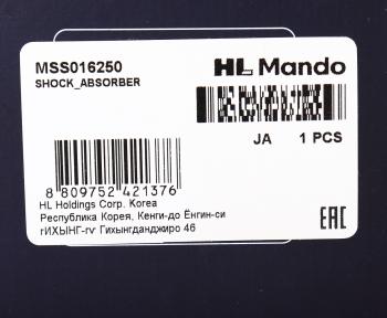9 649 р. Амортизатор SUBARU Tribeca (05-) передний левый газовый MANDO MANDO mss016250 MANDO mss016250  с доставкой в г. Вологда. Увеличить фотографию 4