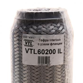759 р. Гофра глушителя 60x200 трехслойная interlock нержавеющая сталь МЗГС МЗГС vtl60200 il  с доставкой в г. Вологда. Увеличить фотографию 3
