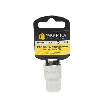 Головка торцевая 12 TORX E18 с держателем ЭВРИКА ЭВРИКА er-91606h