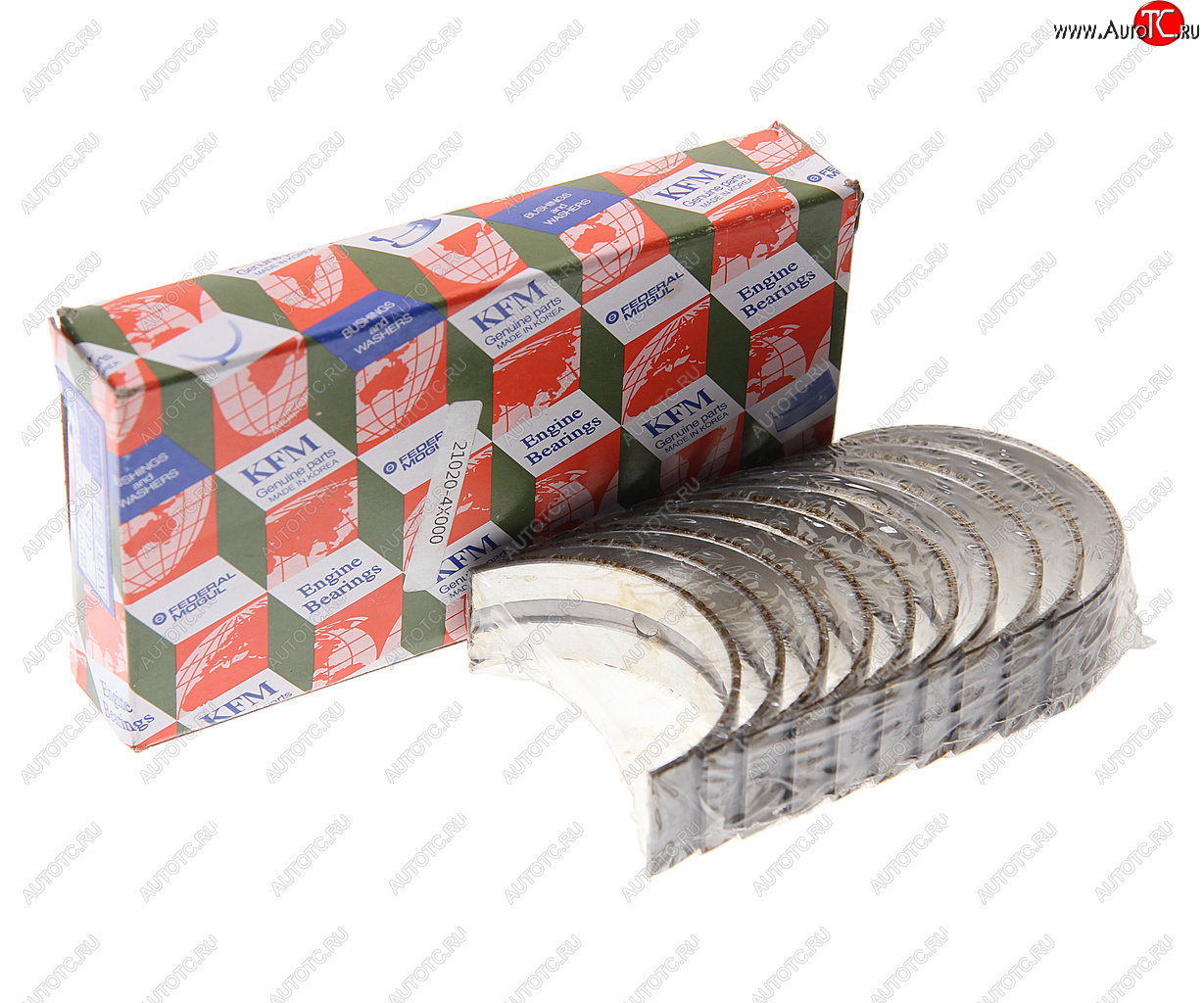2 399 р. Вкладыши KIA Bongo 3 (06-) (2.72.93.0) коренные STD комплект (10шт.) KFM KFM 21020-4x000  с доставкой в г. Вологда