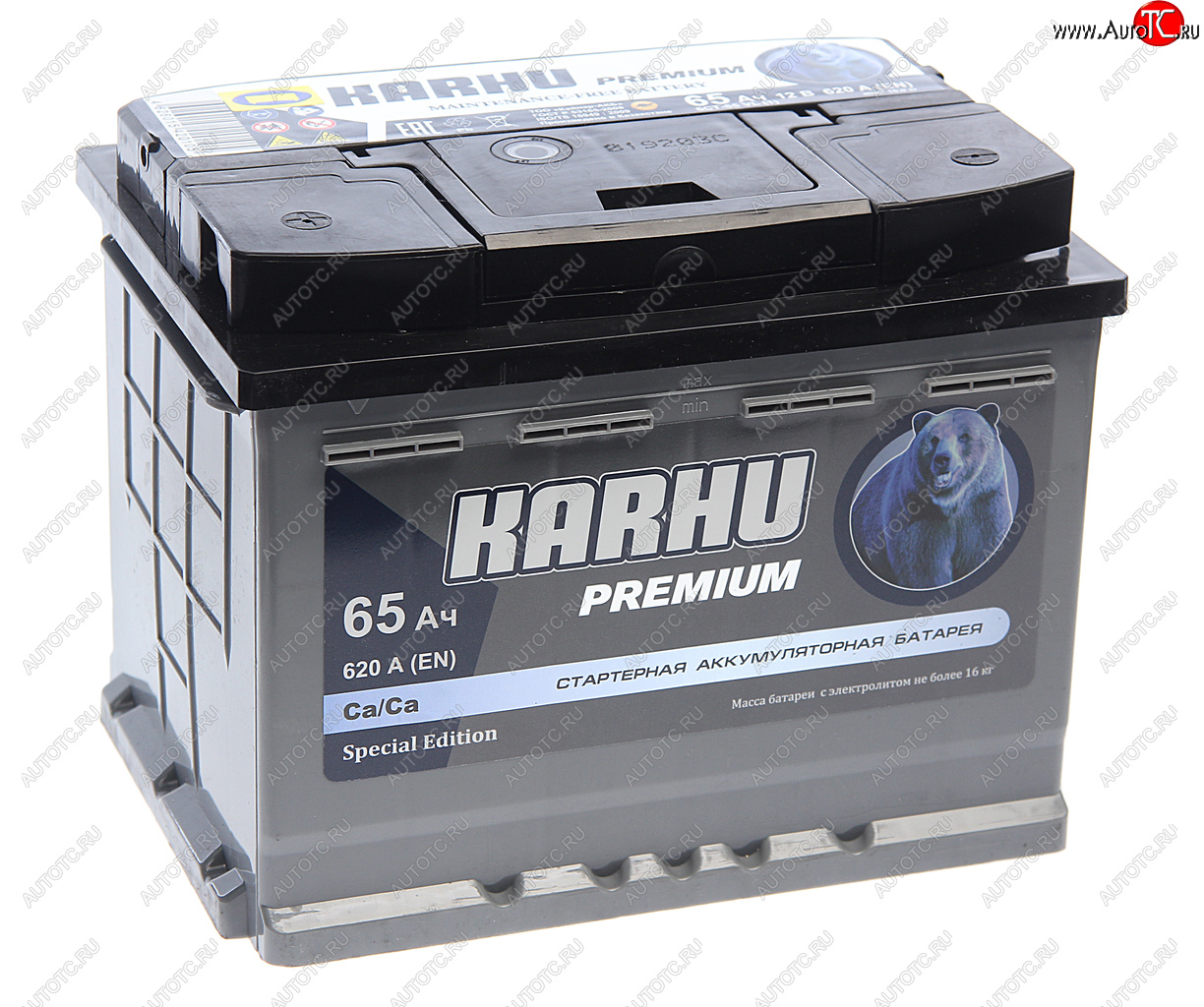 8 299 р. Аккумулятор KARHU Premium 65Ач KAINAR 6ст65(1)  с доставкой в г. Вологда