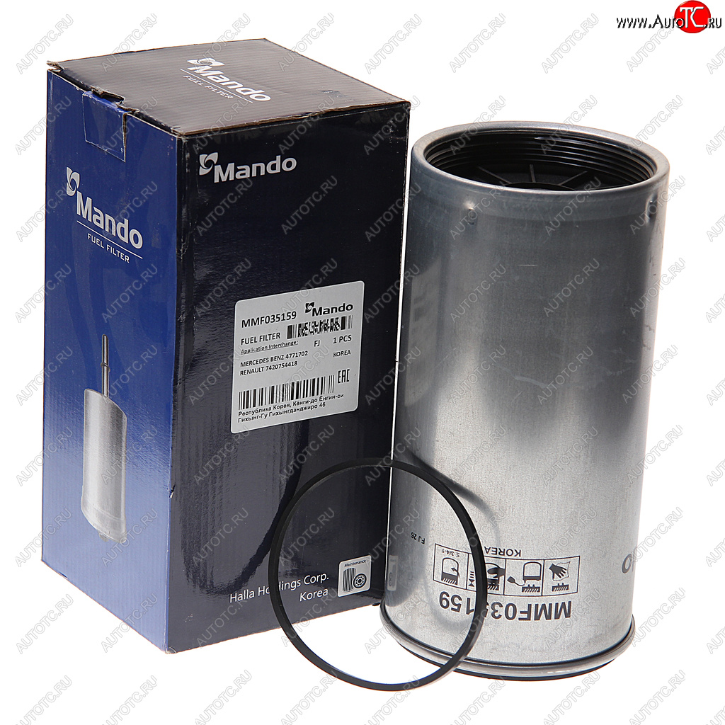 2 059 р. Фильтр топливный IVECO SCANIA P,G,R,T series сепаратор под колбу MANDO MANDO mmf035159  с доставкой в г. Вологда
