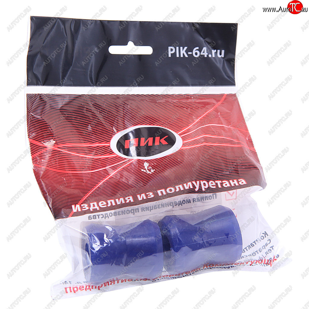 163 р. Втулка амортизатора УАЗ-3160 нижняя (полиуретан) 2шт. ПИК ПИК 3160-2905432  с доставкой в г. Вологда