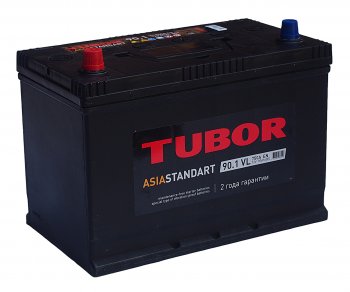 Аккумулятор TUBOR Asia Standart 90Ач TUBOR 6ст90(1) d31r