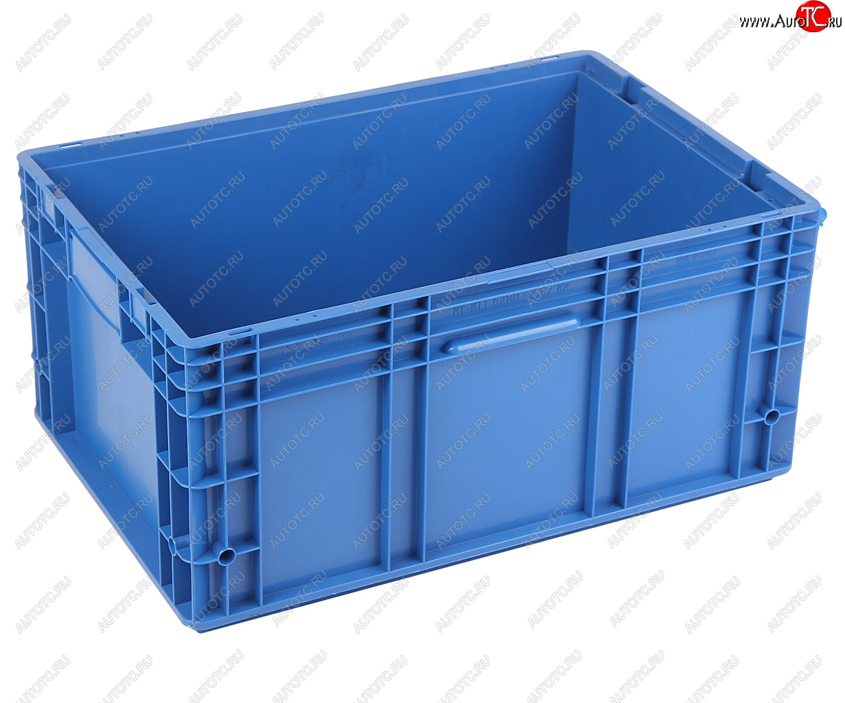 1 699 р. Ящик полимерный многооборотный 594х396х280мм синий IPLAST IPLAST ip-530859  с доставкой в г. Вологда