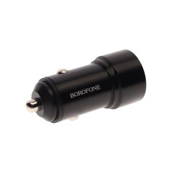 234 р. Устройство зарядное в прикуриватель 1USB 12V BOROFONE BOROFONE bz19a black  с доставкой в г. Вологда. Увеличить фотографию 2