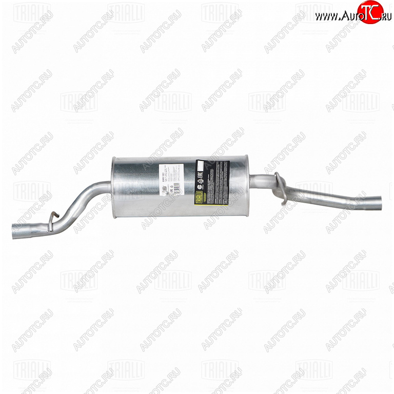 4 499 р. Глушитель FORD Focus (04-) задняя часть TRIALLI TRIALLI emm1001  с доставкой в г. Вологда