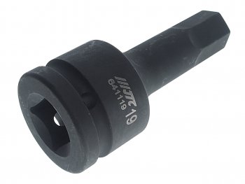 Бита-головка 34 HEX Н19 ударная L=100мм JTC JTC TOOLS CO., LTD jtc-641119