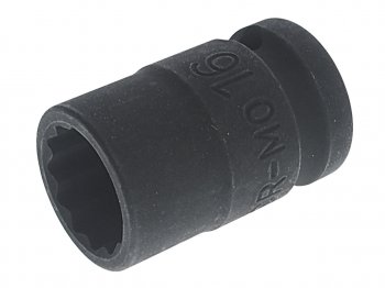 379 р. Головка торцевая 12 16мм 12-ти гранная ударная L=38мм JTC JTC TOOLS CO., LTD jtc-443916  с доставкой в г. Вологда. Увеличить фотографию 2