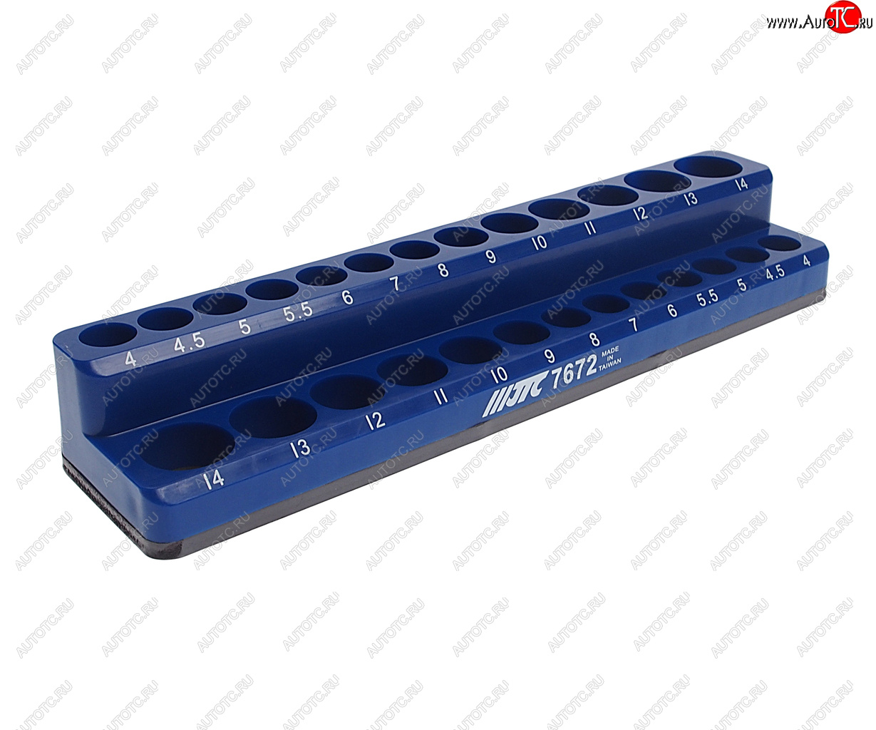 1 499 р. Держатель головок 14 235x55x35мм магнитный 26шт. JTC JTC TOOLS CO., LTD jtc-7672  с доставкой в г. Вологда