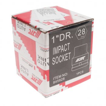 1 739 р. Головка торцевая 1 28мм ударная L=58мм JTC JTC TOOLS CO., LTD jtc-845828  с доставкой в г. Вологда. Увеличить фотографию 3