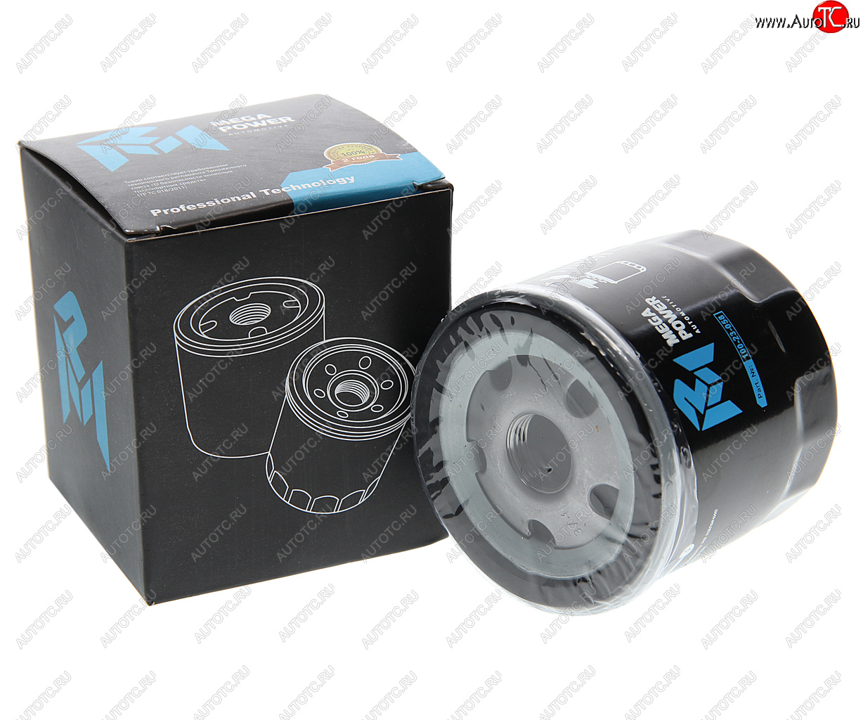 151 р. Фильтр масляный VW SKODA MEGAPOWER MEGAPOWER 100-23-058  с доставкой в г. Вологда