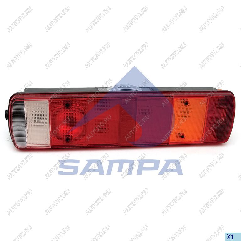 2 379 р. Фонарь задний DAF SCANIA 4 series VOLVO левый (АМР-разъем боковой) SAMPA SAMPA 044.321  с доставкой в г. Вологда