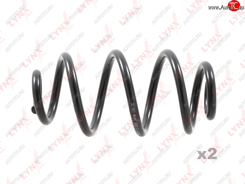 2 899 р. Пружина задней подвески LYNX Nissan Qashqai 1 J10 рестайлинг (2010-2013)  с доставкой в г. Вологда