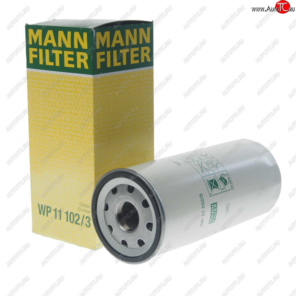 1 759 р. Фильтр масляный VOLVO 6FL,7FL,10FL,12F,12FH,12FL,16FL By-pass MANN MANN wp111023  с доставкой в г. Вологда