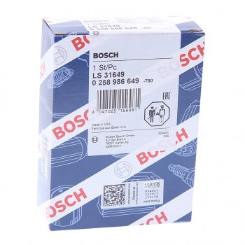6 399 р. Датчик кислорода HYUNDAI i30 (07-) KIA Cerato (06-) верхний BOSCH BOSCH 0258986649  с доставкой в г. Вологда. Увеличить фотографию 2