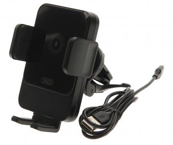 Держатель телефона с беспроводной зарядкой XO XO wx041 black
