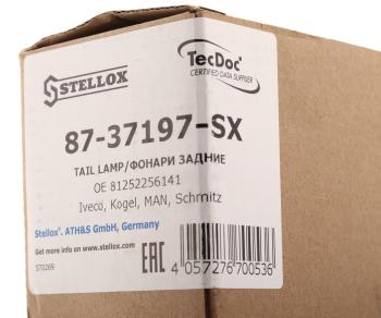 1 019 р. Фонарь задний KRONE KOEGEL MERCEDES левый STELLOX STELLOX 87-37197-sx  с доставкой в г. Вологда. Увеличить фотографию 4