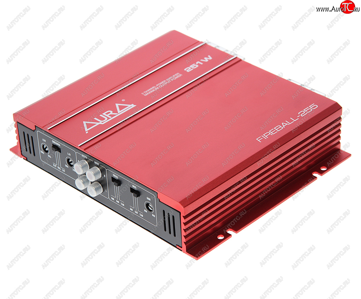 3 799 р. Усилитель автомобильный 2х55Вт AURA AURA fireball-255  с доставкой в г. Вологда