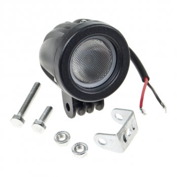 719 р. Фара рабочего света 55мм 24-10W (рассеянный свет) круглая MISTAR MISTAR mis-2410w flood MISTAR mis-2410w flood  с доставкой в г. Вологда. Увеличить фотографию 2