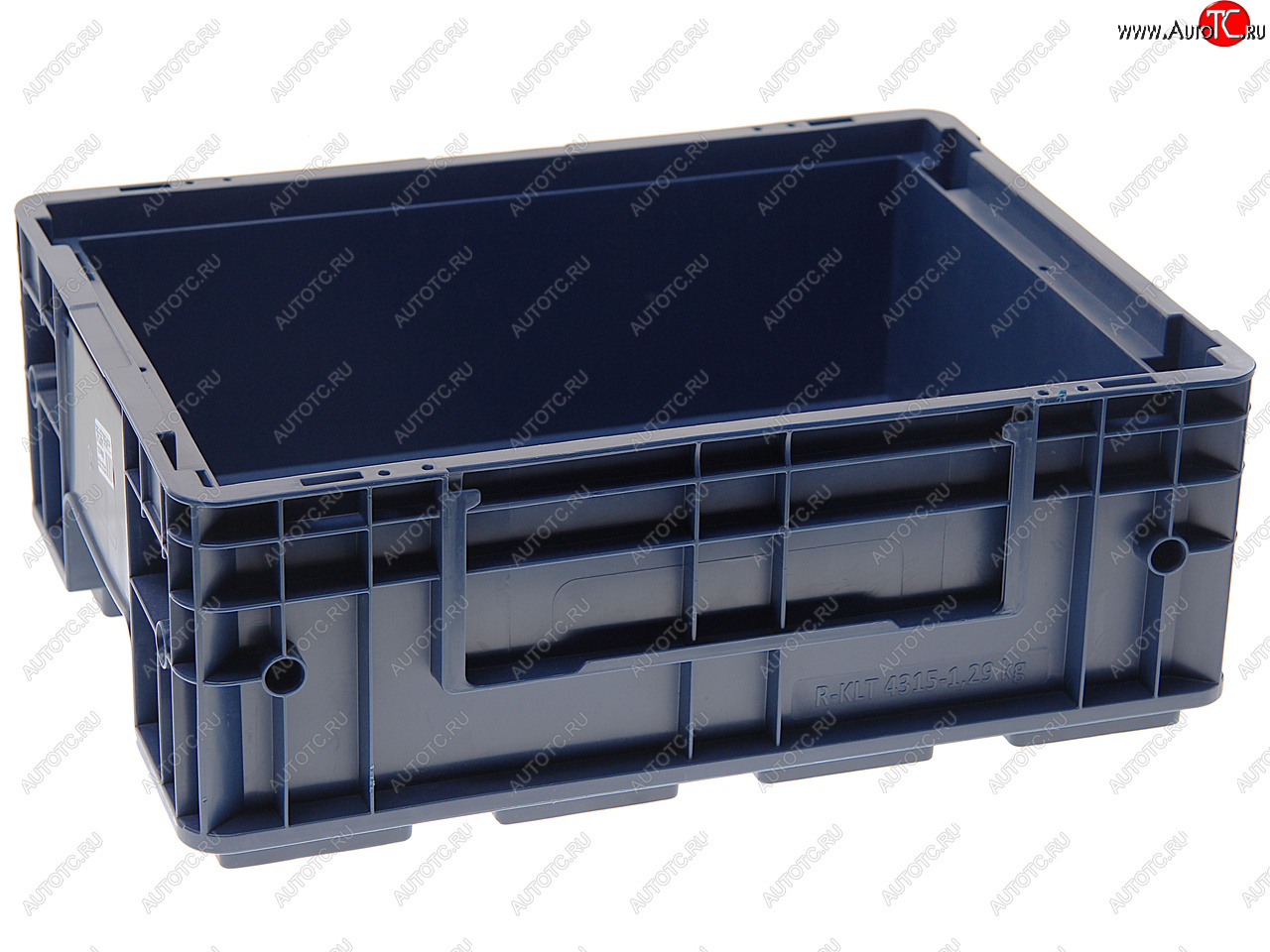 749 р. Ящик полимерный многооборотный 396х297х147.5мм синий IPLAST IPLAST ip-378751  с доставкой в г. Вологда