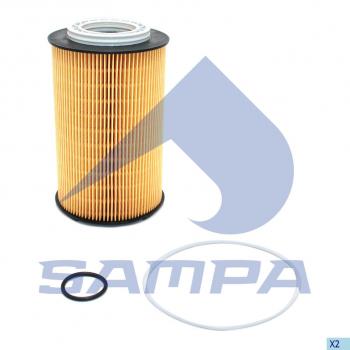Фильтр масляный КПП MAN TGS,TGX (элемент) SAMPA SAMPA 025.144