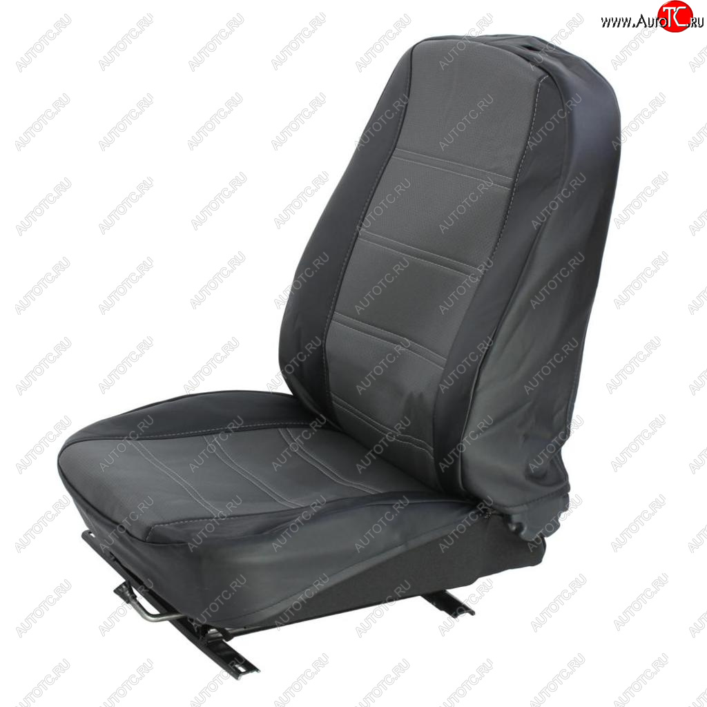 6 799 р. Авточехлы FORD Focus 2,Kuga (05-11) экокожа задний подлокотник черно-серые PANDORA-A PANDORA-A focus2kuga 1bkgy cla  с доставкой в г. Вологда