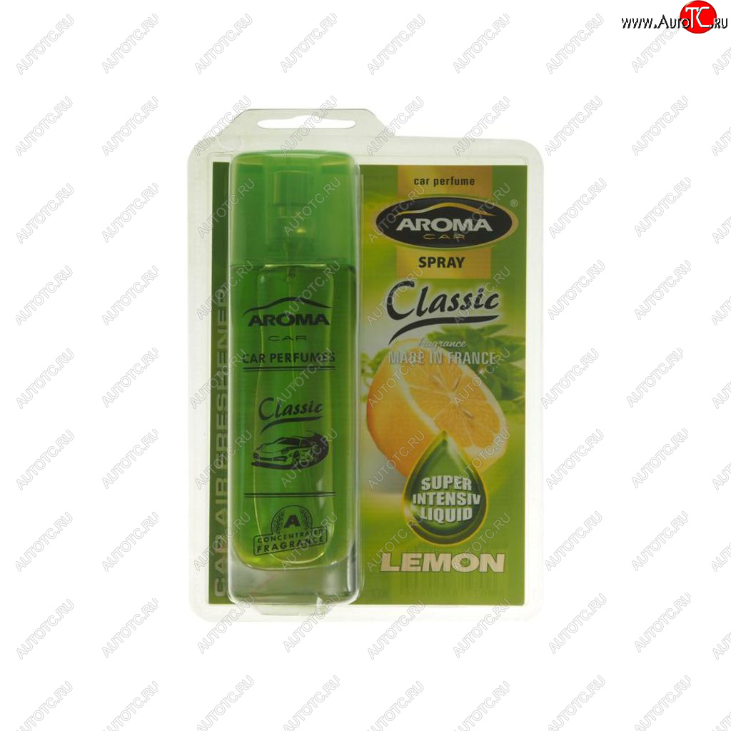 290 р. Ароматизатор спрей (лимон) 50мл pump spray AROMA CAR AROMA CAR 92060  с доставкой в г. Вологда