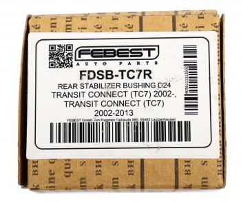 359 р. Втулка стабилизатора FORD Transit (02-) заднего FEBEST FEBEST fdsb-tc7r  с доставкой в г. Вологда. Увеличить фотографию 4