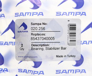 439 р. Втулка стабилизатора MAN TGL (05-) переднего SAMPA SAMPA 020.256  с доставкой в г. Вологда. Увеличить фотографию 3