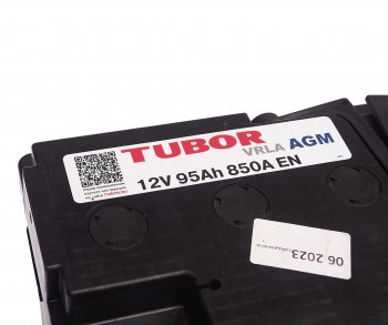 26 899 р. Аккумулятор TUBOR AGM 95Ач обратная полярность TUBOR 6ст95(0)  с доставкой в г. Вологда. Увеличить фотографию 3