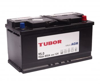 Аккумулятор TUBOR AGM 95Ач обратная полярность TUBOR 6ст95(0)