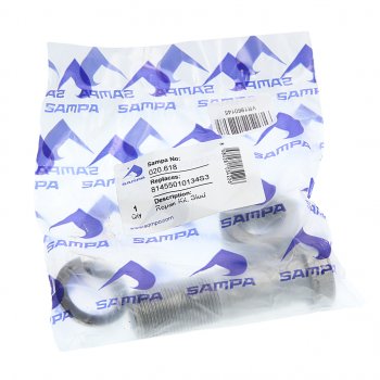 288 р. Шпилька колеса MERCEDES в сборе (M22x1.5x80.5,гайка,гровер) SAMPA SAMPA 020.618  с доставкой в г. Вологда. Увеличить фотографию 3