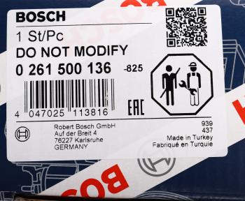9 949 р. Форсунка BMW 5 (F10,F11),6 (F06,F12),7 (F01,F02) топливная BOSCH BOSCH 0261500136  с доставкой в г. Вологда. Увеличить фотографию 7