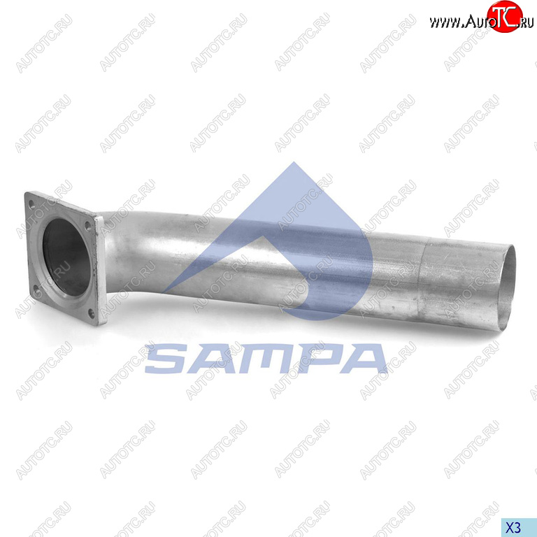 3 399 р. Труба приемная глушителя MAN SAMPA SAMPA 021.194  с доставкой в г. Вологда