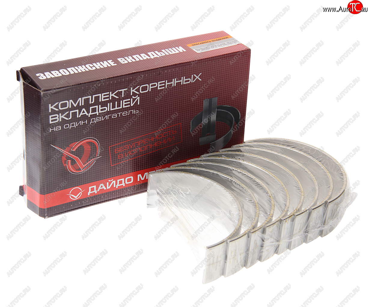 2 299 р. Вкладыши ЯМЗ-236 коренные d+0.50 ДАЙДО МЕТАЛЛ РУСЬ ЗМЗ 236-1000102б2-р2  с доставкой в г. Вологда