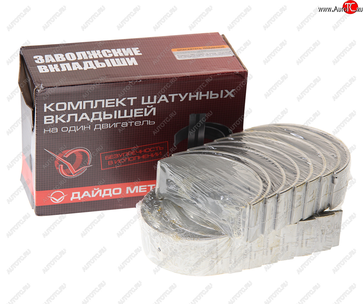 2 699 р. Вкладыши ЯМЗ-238 шатунные d+0.25 ДАЙДО МЕТАЛЛ РУСЬ ЗМЗ 238-1000104в2-р1  с доставкой в г. Вологда