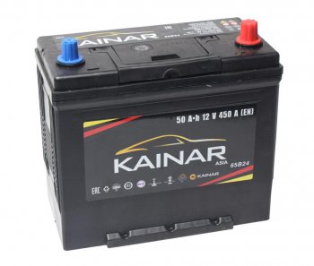 Аккумулятор KAINAR Asia 50Ач обратная полярность KAINAR 6ст50(0) 65b24l