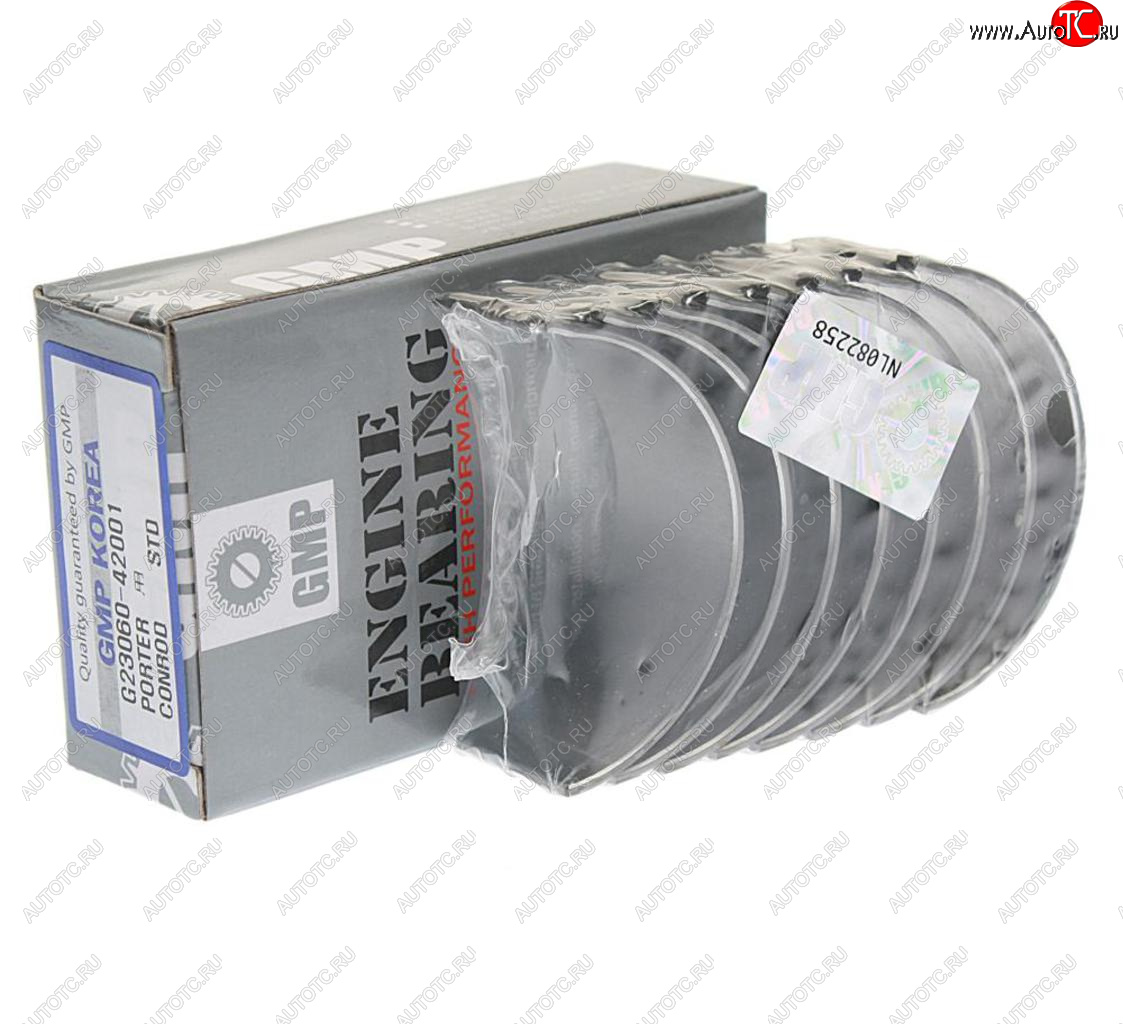1 089 р. Вкладыши HYUNDAI Porter дв.D4BF шатунные d+0.00 комплект (8шт.) GMP GMP 23060-42001  с доставкой в г. Вологда