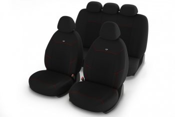 Универсальные чехлы сидений (майка, 11 предм., полиэстер) Corsar CARFASHION  (черный)