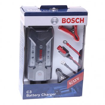 Устройство зарядное 6-12V 3.8A 120Ач 220V (автомат 4 варианта режима зарядки) C3 BOSCH BOSCH 018999903m