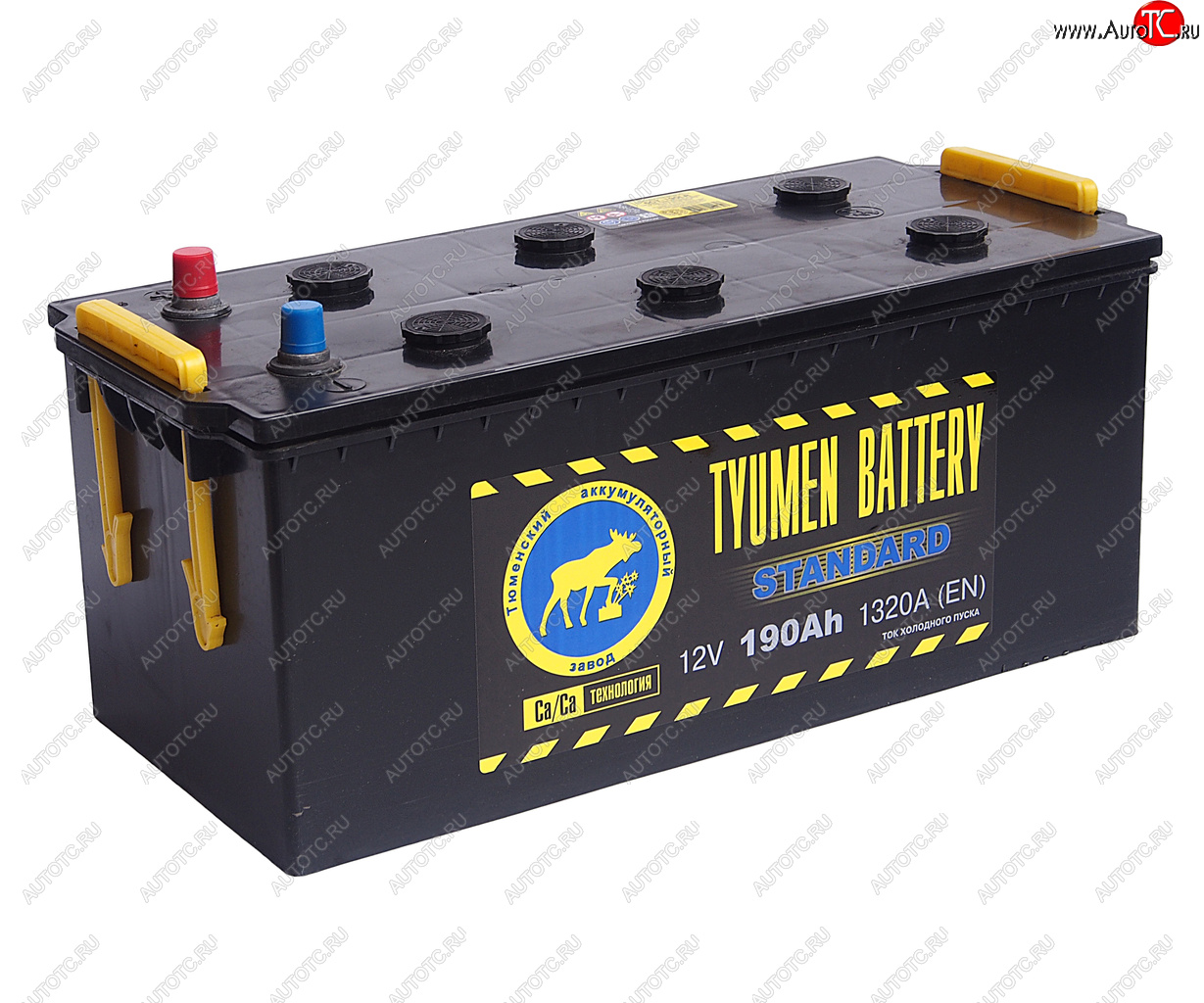 21 649 р. Аккумулятор TYUMEN BATTERY STANDART 190Ач обратная полярность TYMEN BATTERY 6ст190(3)  с доставкой в г. Вологда