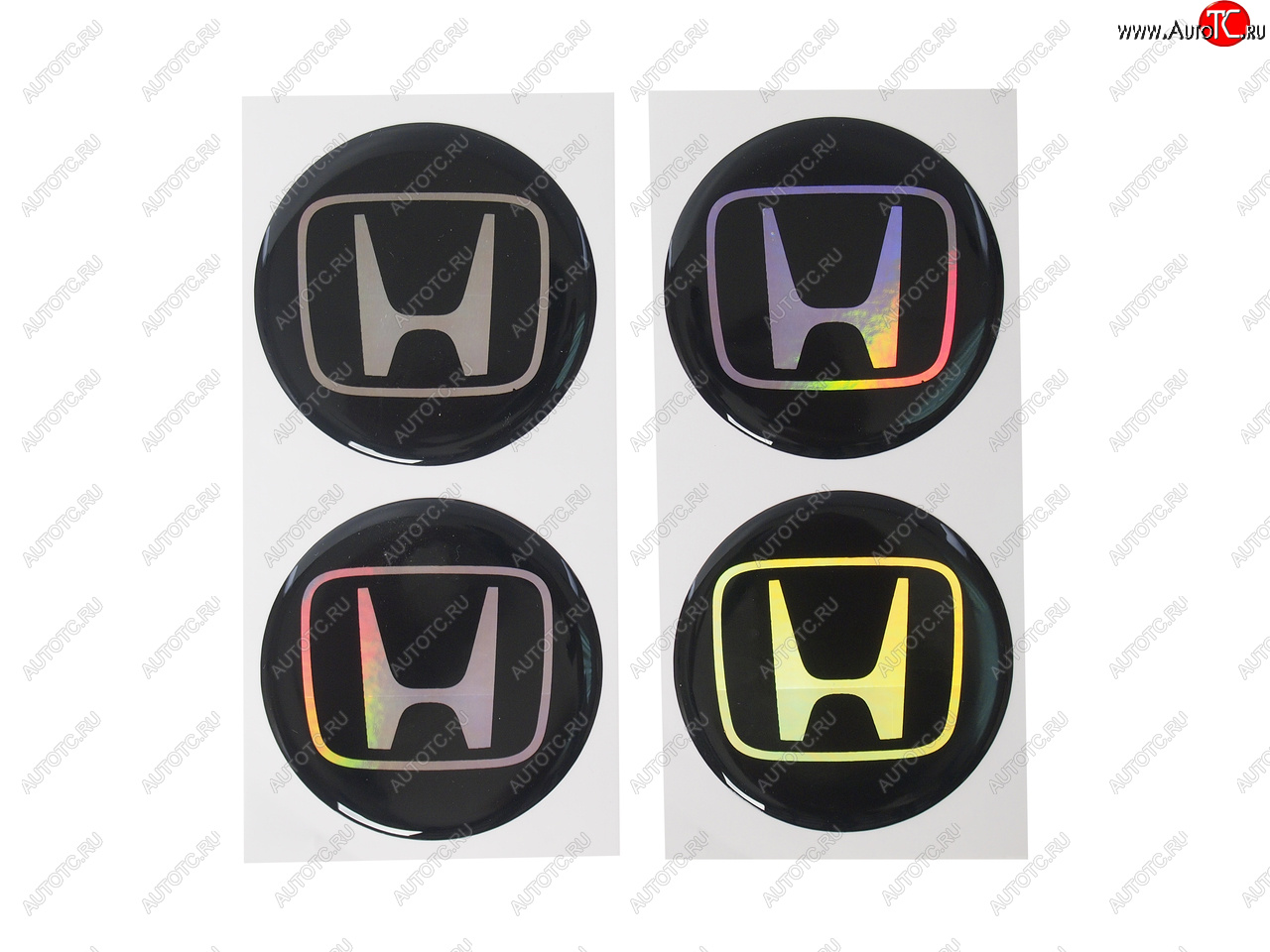 261 р. Эмблема диска колесного HONDA (6см) комплект 4шт. AUTOSTICKERS 02149017471  с доставкой в г. Вологда