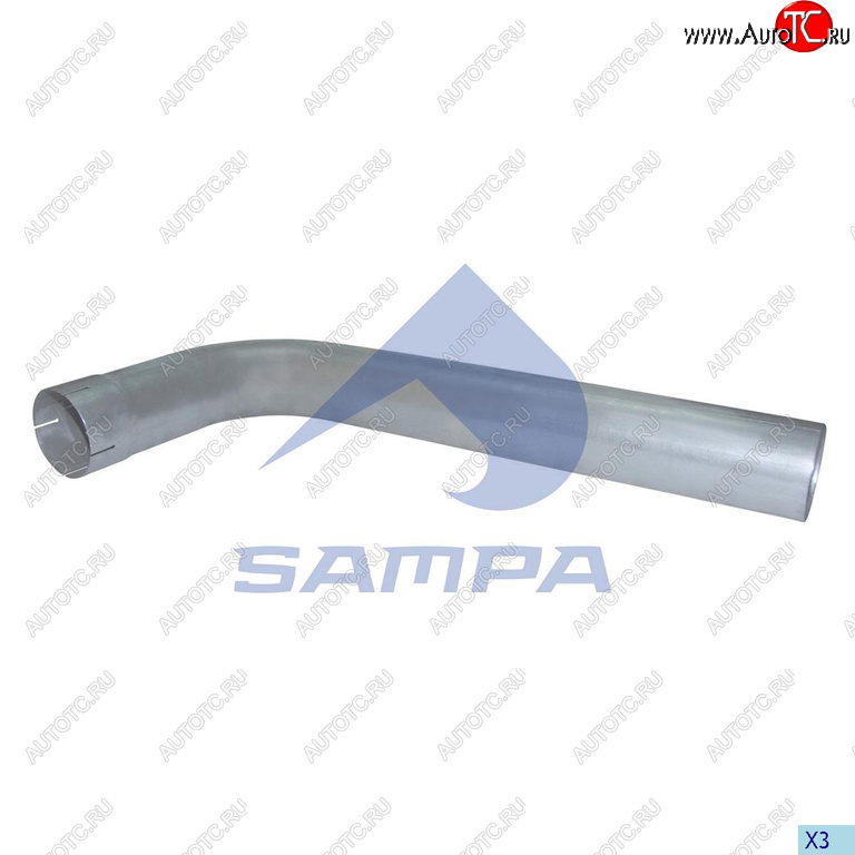 3 399 р. Труба приемная глушителя MAN TGA SAMPA SAMPA 021.162  с доставкой в г. Вологда