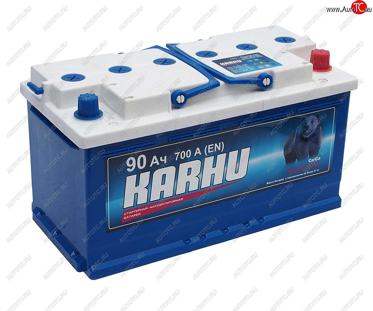 9 899 р. Аккумулятор KARHU 90Ач обратная полярность KARHU 6ст90(0)  с доставкой в г. Вологда