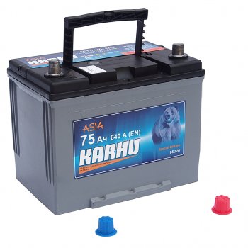 9 449 р. Аккумулятор KARHU Asia 75Ач обратная полярность KARHU 6ст75(0) 85d26l  с доставкой в г. Вологда. Увеличить фотографию 2