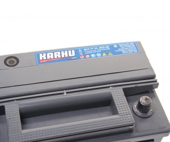 8 849 р. Аккумулятор KARHU 77Ач обратная полярность KARHU 6ст77(0)  с доставкой в г. Вологда. Увеличить фотографию 3
